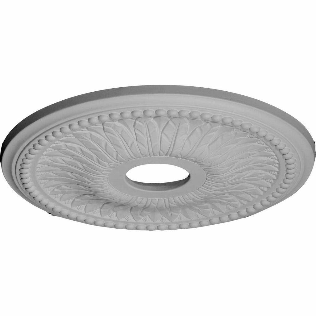 18x22OD x 3 3/4x22ID x 1 1/2x22P Hand-Painted Bronze Ceiling Medallion Q5609