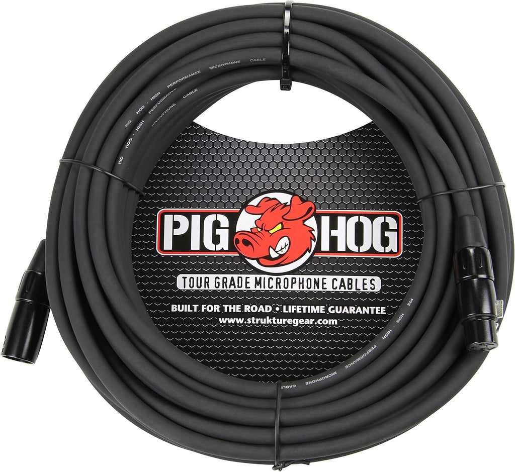 Black 50 Feet XLR Microphone Cable A8862