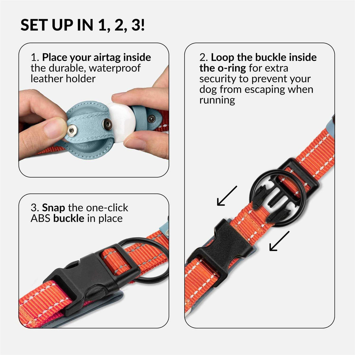 Reflective Dog Collar F3536