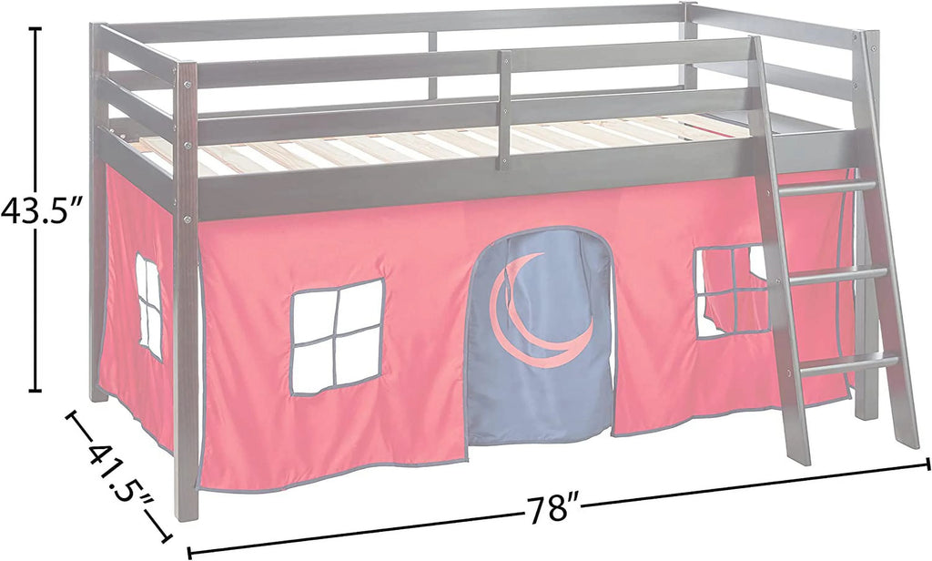 Wood Bunk Bed with Storage L97288