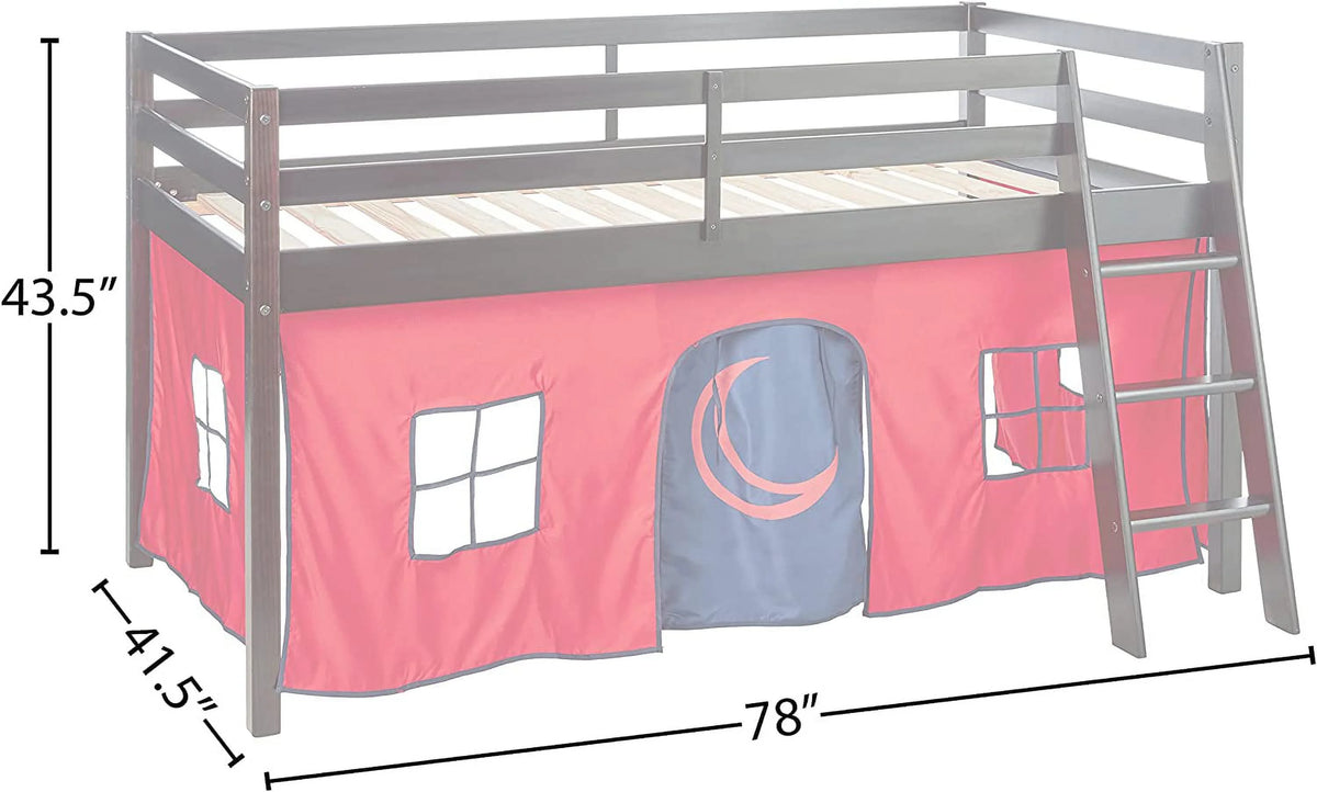 Wood Bunk Bed with Storage L97288