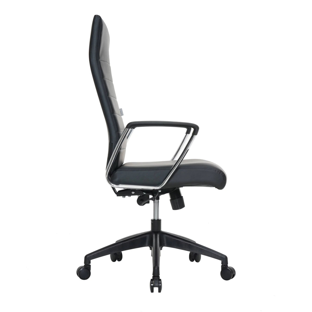 High Back Leather Office Chair Black I9045