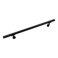 Black Sand Aluminum Handrail Section with Mounts H5149