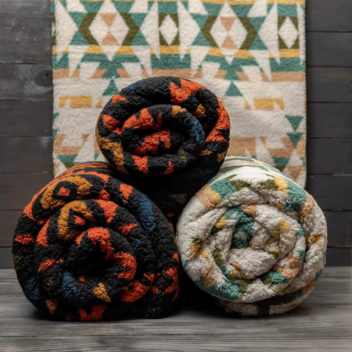 Sherpa Fleece Waterproof Blanket D2135