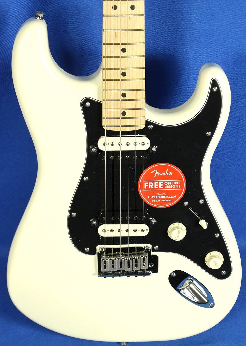 Pearl White Stratocaster HH Electric Guitar U72635
