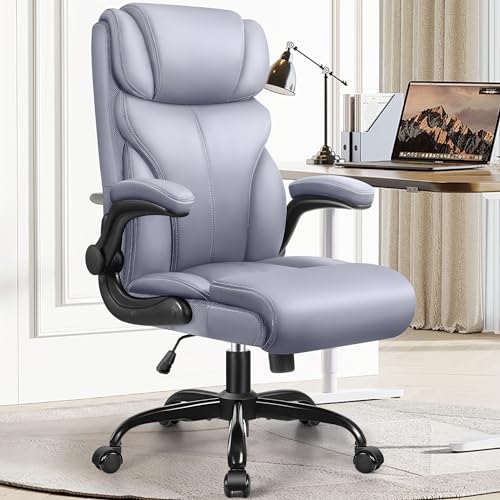Ergonomic Big and Tall Leather Office Chair N671