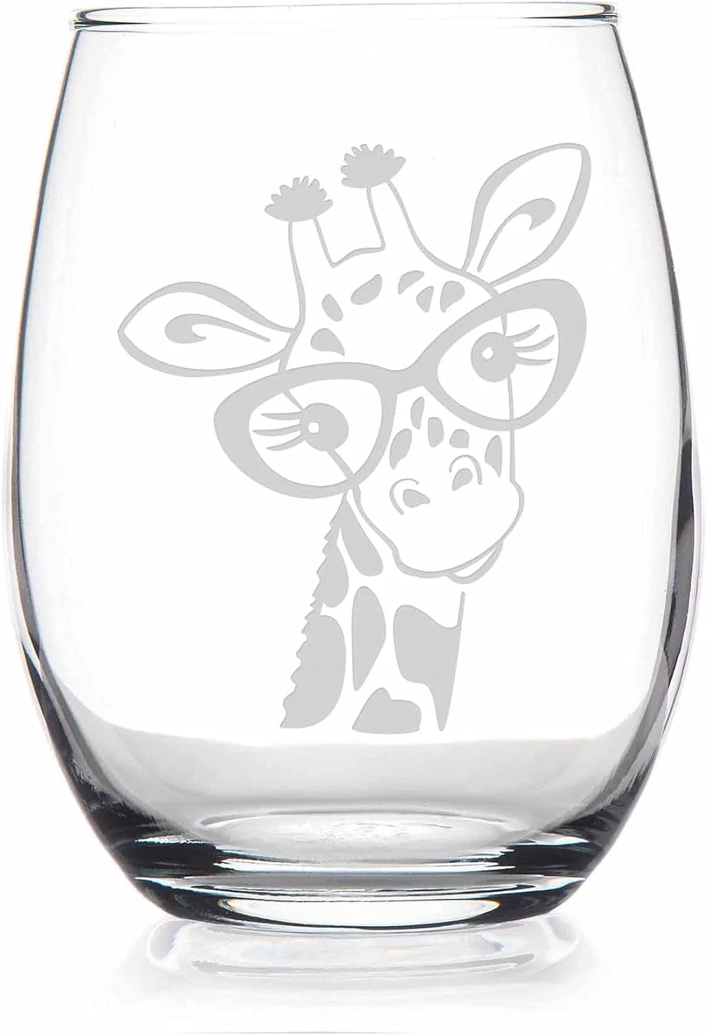 Giraffe Stemless Wine Glass H2071
