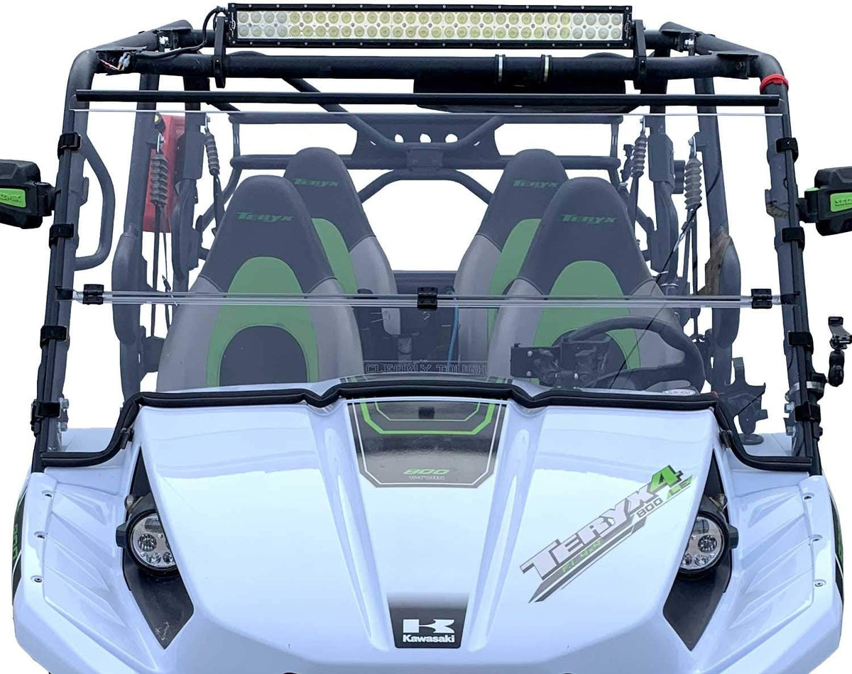 Folding Scratch Resistant Polycarbonate Windshield Q1966