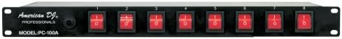 8 Channel AC Power Strip with 15 Amp Breaker Z765