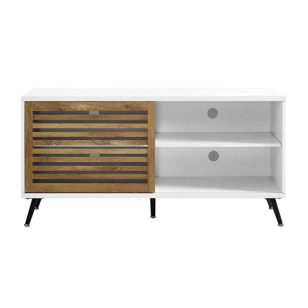 Black Sliding Door TV Console U861772