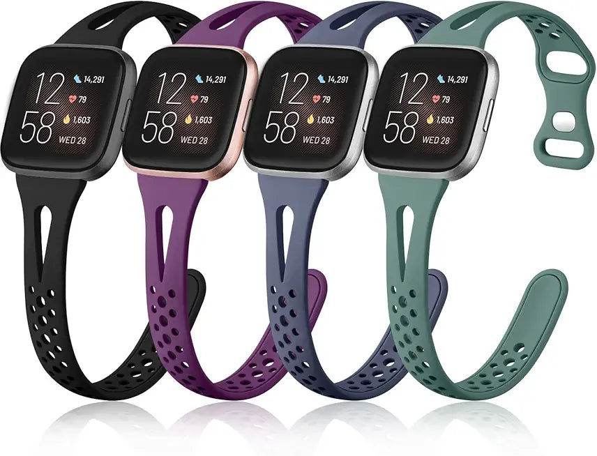 Soft Silicone Replacement Wristbands 4Packs M19819