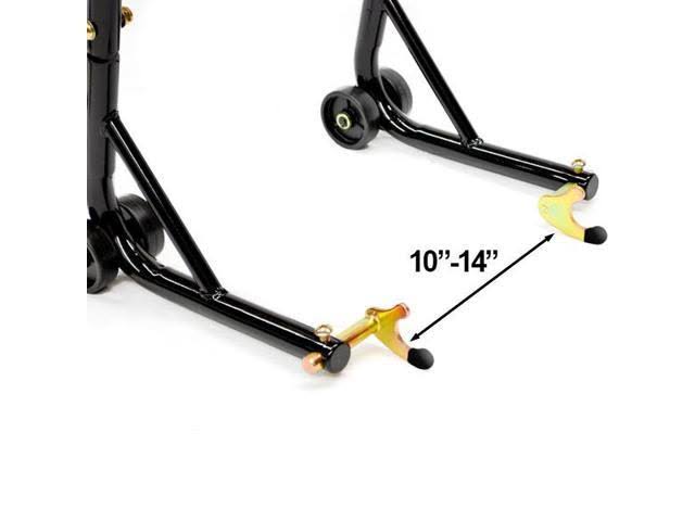 Motorcycle Front+Rear Dual Lift Stand with Spools Y9395