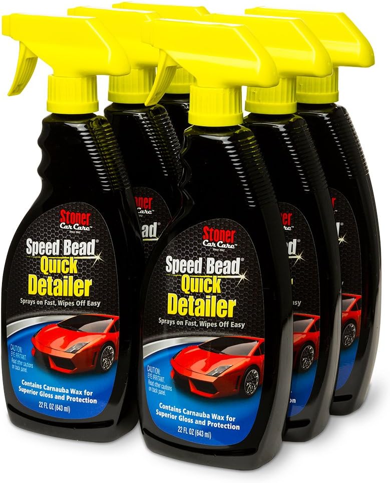22-Ounce Car Cleaner Wax Spray, Pack of 6 D829