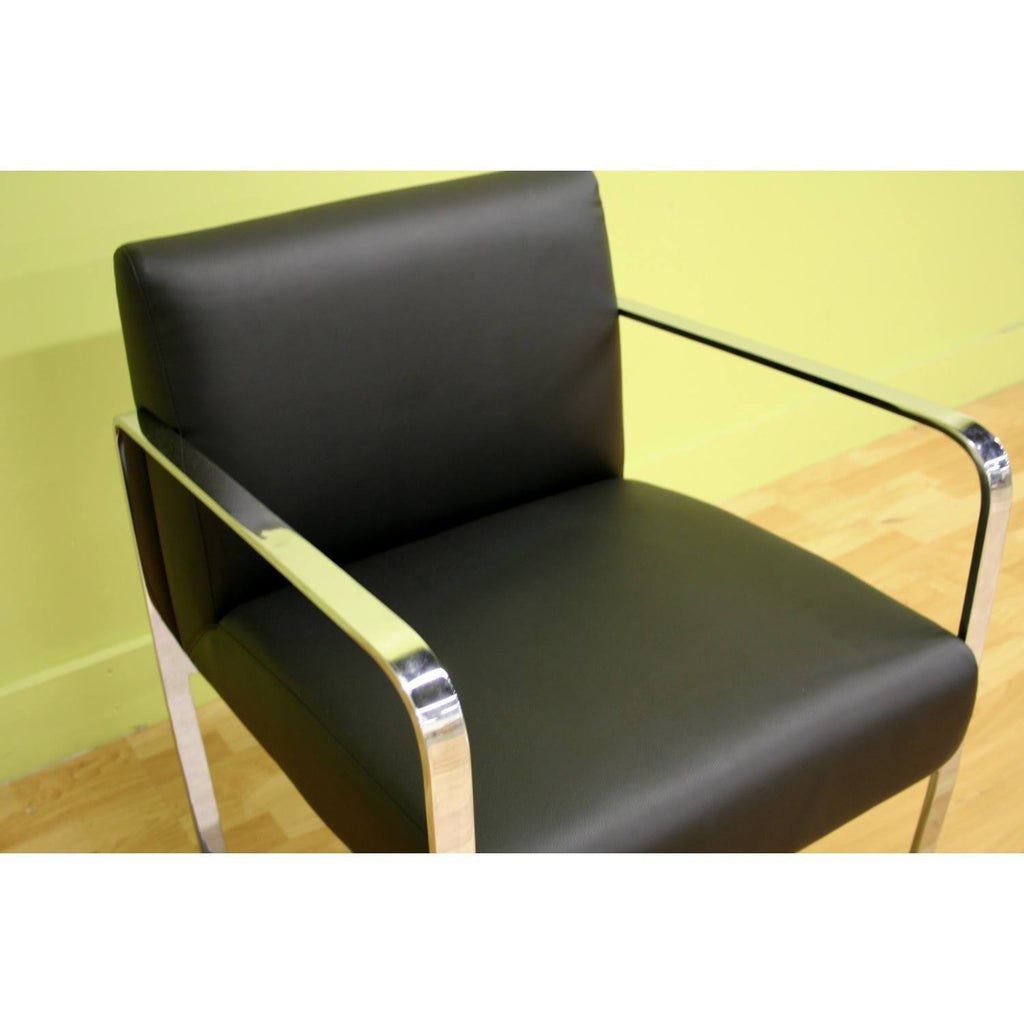 Black Leather Chair B60832