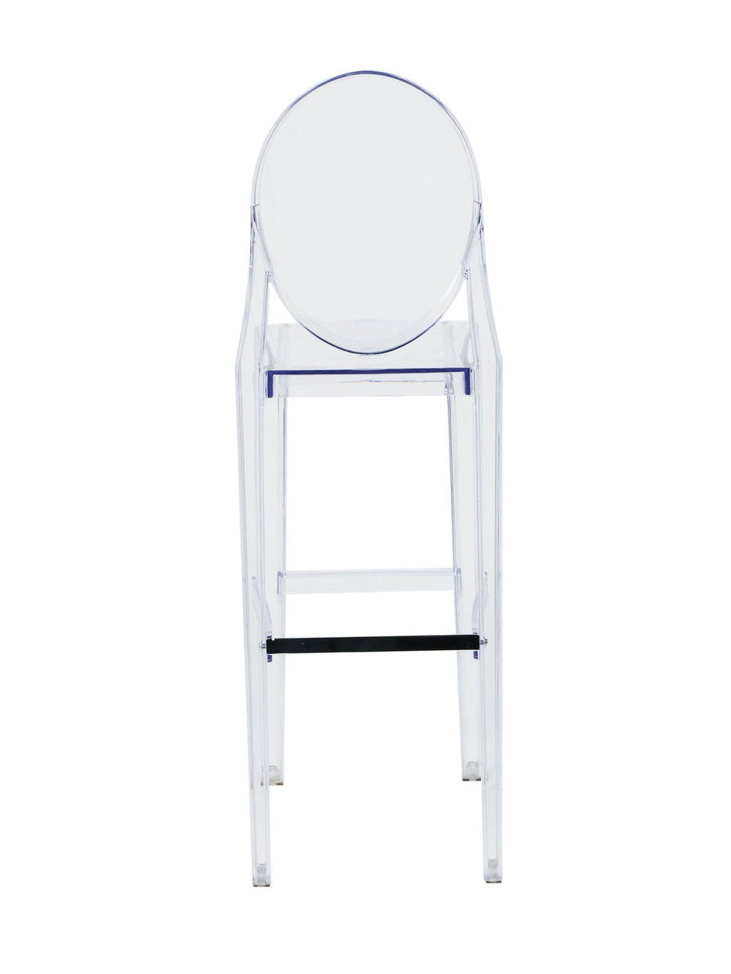 Clear Armless Barstool Y117