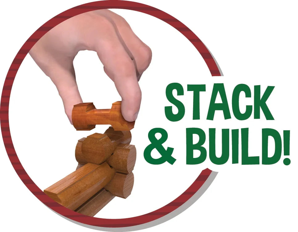 Real Wood Logs 102 Parts Y136754
