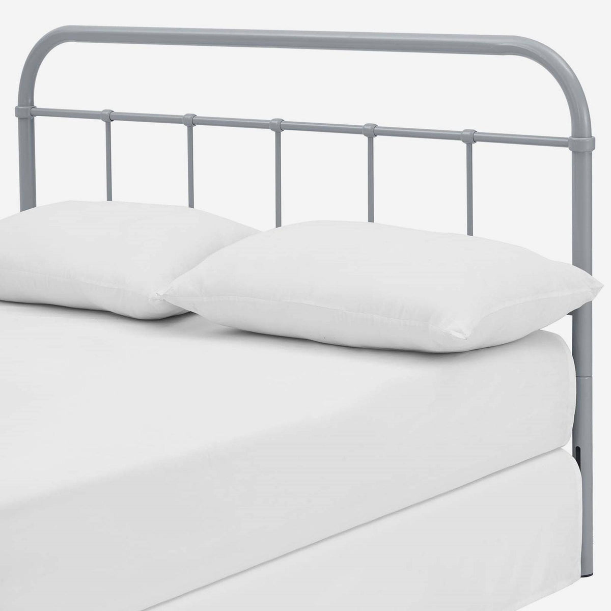 Grey Full Size Metal Headboard N17585