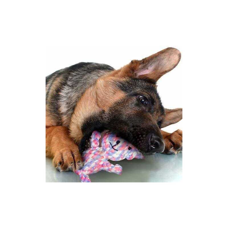 Knotted Soft Cotton Rope Teething Toy W41233
