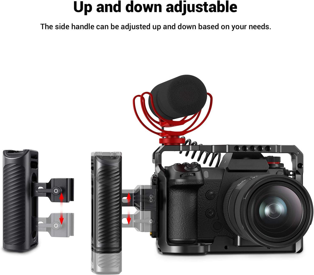Aluminum NATO Side Handle Grip with Cold Shoe Mount F830