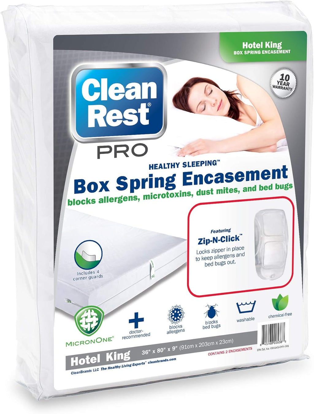 Zippered Box Spring Encasement Full V66340