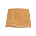 Tan Canvas Tarp 12oz Heavy Duty Water Resistant P7949