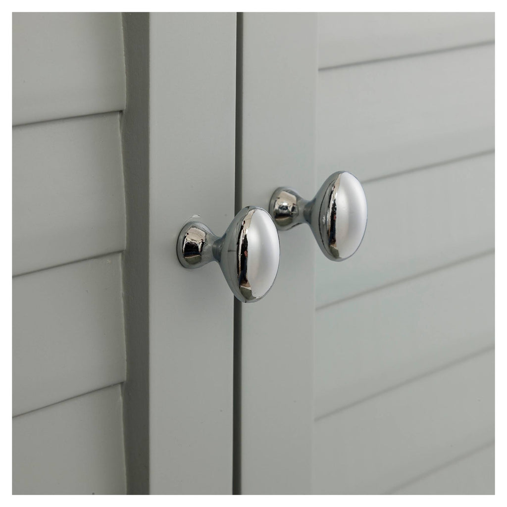 Gray Double Door Floor Cabinet F118