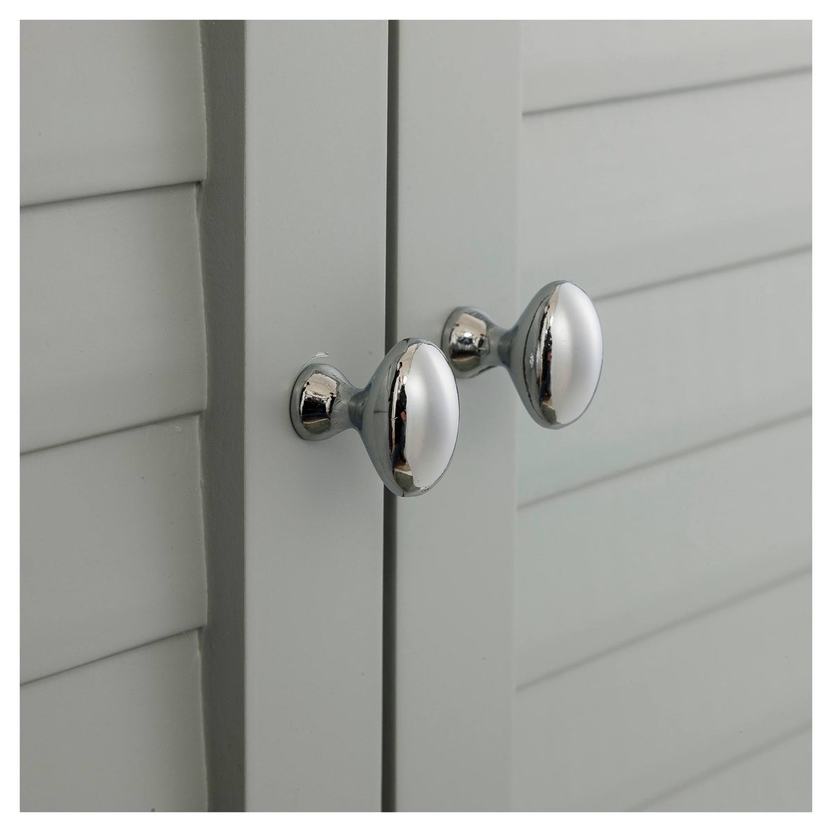 Gray Double Door Floor Cabinet F118