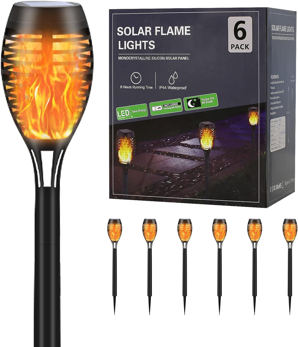 12 Pack Waterproof Solar Torch Lights Q964578
