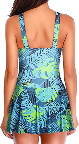 One Piece Swimdress Tummy Control Swimwear R816