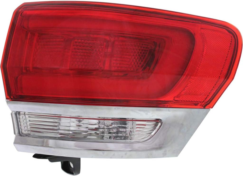 Jeep Grand Cherokee Passenger Side Outer Tail Light Assembly with Chrome Trim Z98111