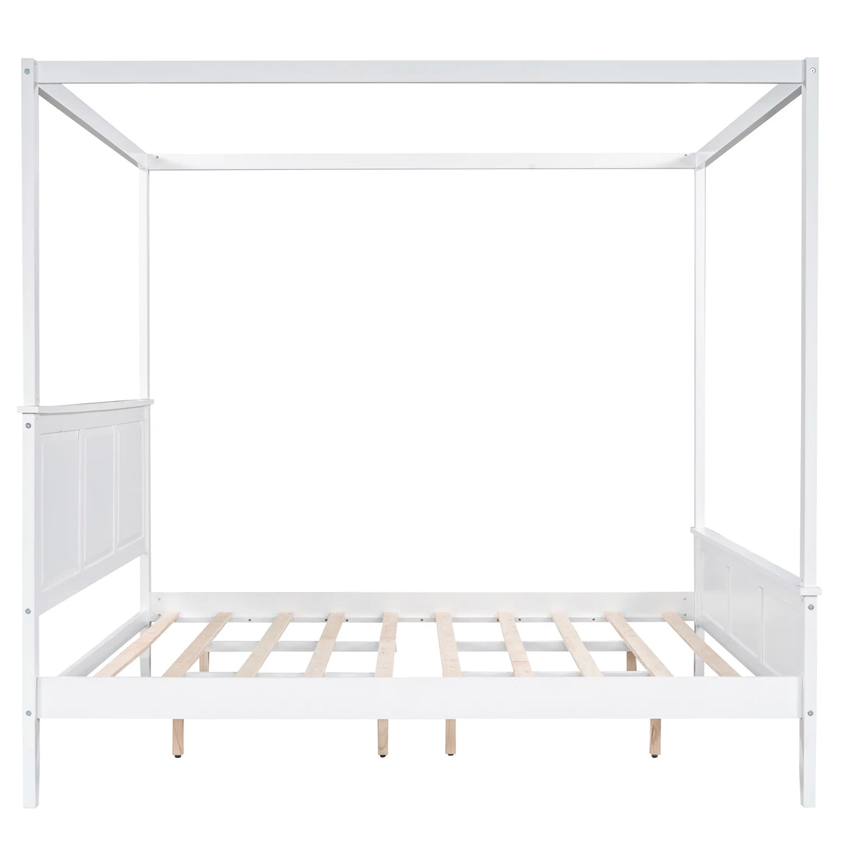 King Size Canopy Platform Bed X3072