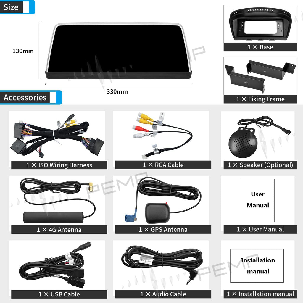 10.25 Android 10 Carplay Car Screen U9315