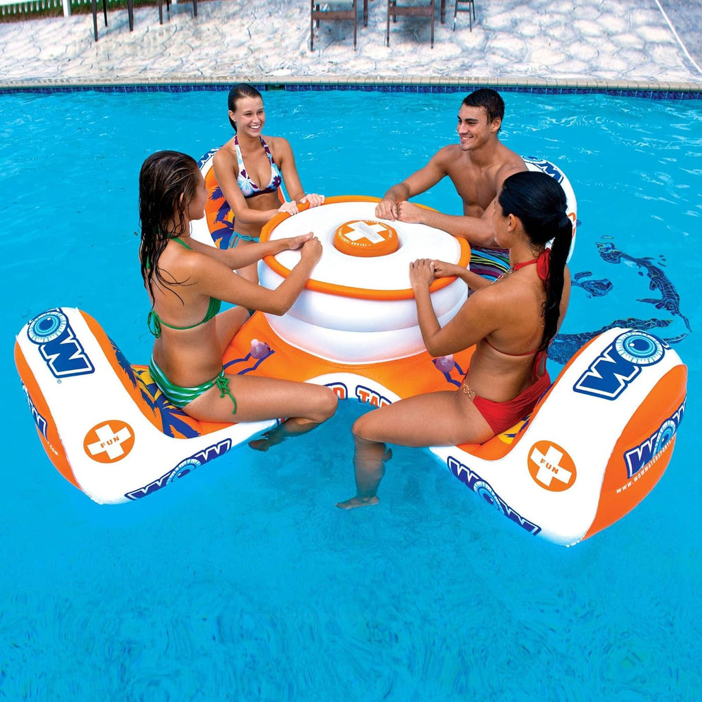 Inflatable Table Floating Island Pool Float J5551