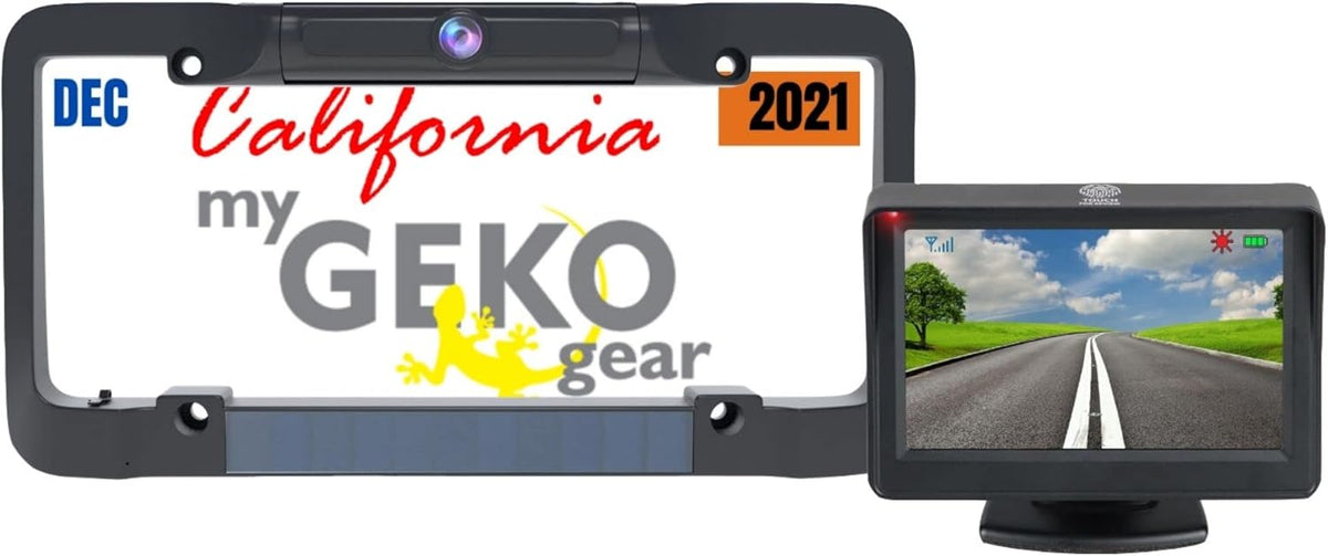 Solar Powered Wireless Backup Camera with 4.3 Monitor I1291