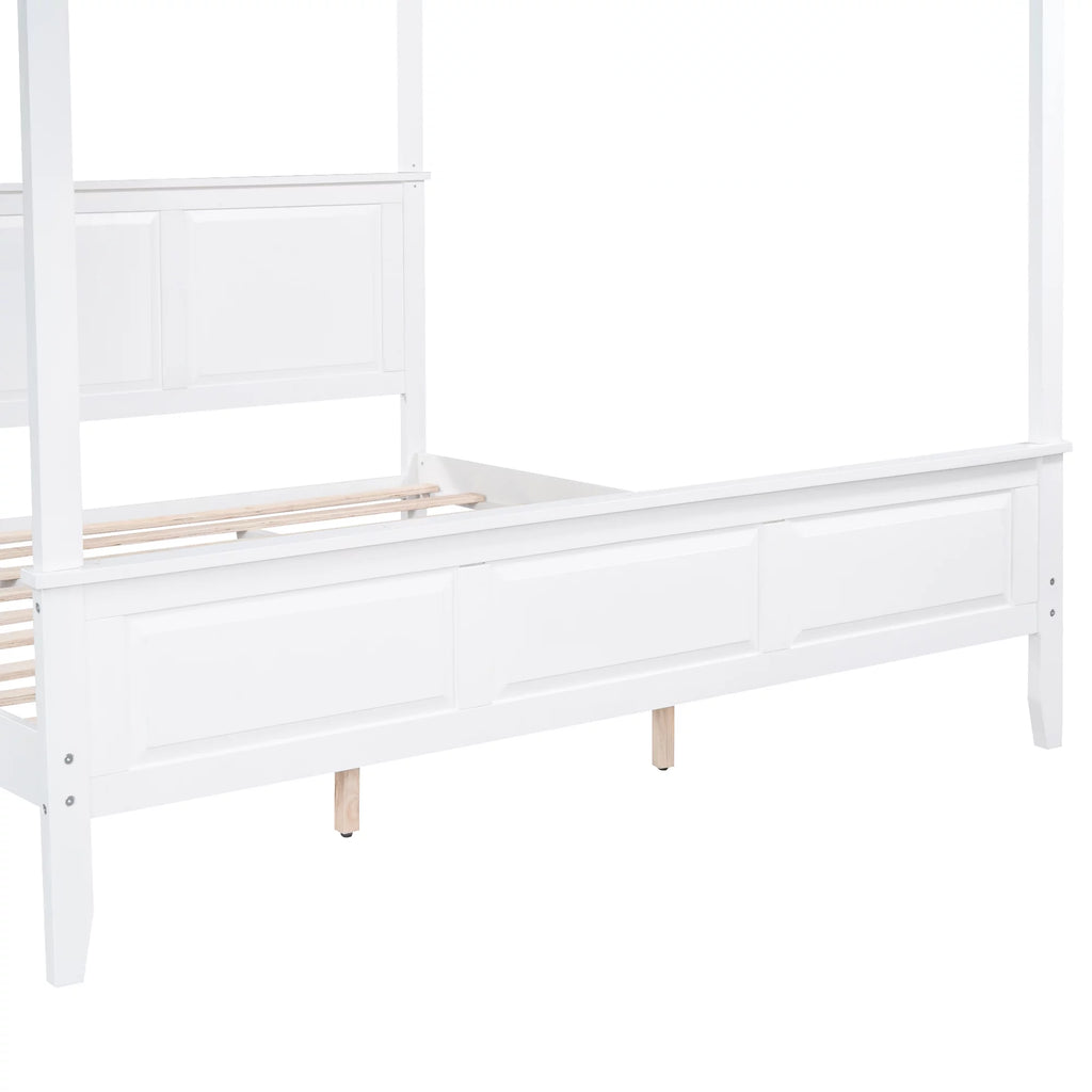 King Size Canopy Platform Bed X3072