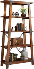 Brown 4-Tier Bookcase Y365