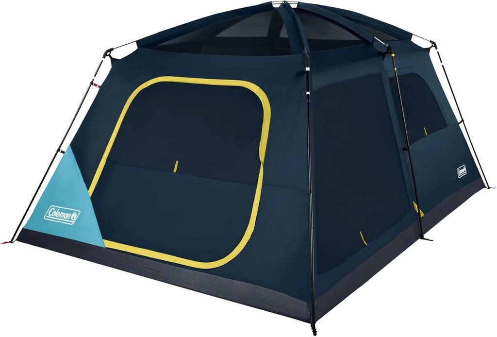 Blue and Black 10-Person Instant Camping Tent with Carry Bag C4171