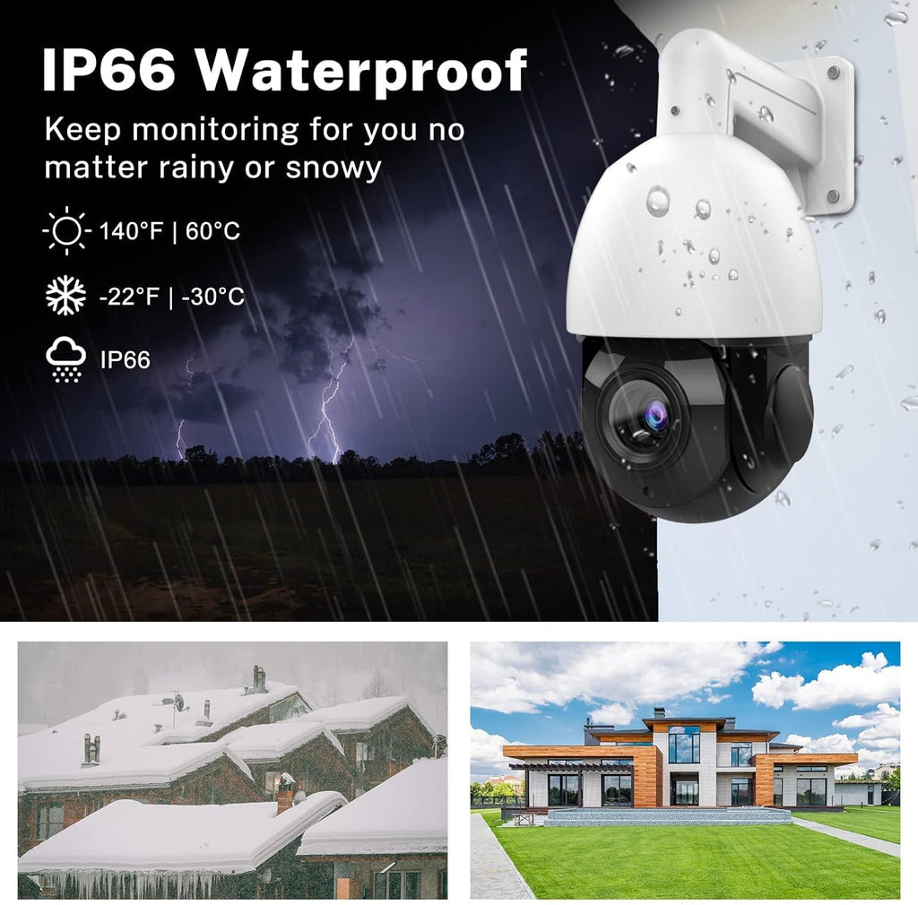 8MP Outdoor PTZ IP Camera with 4.7~84.6mm Motorized Lens K298