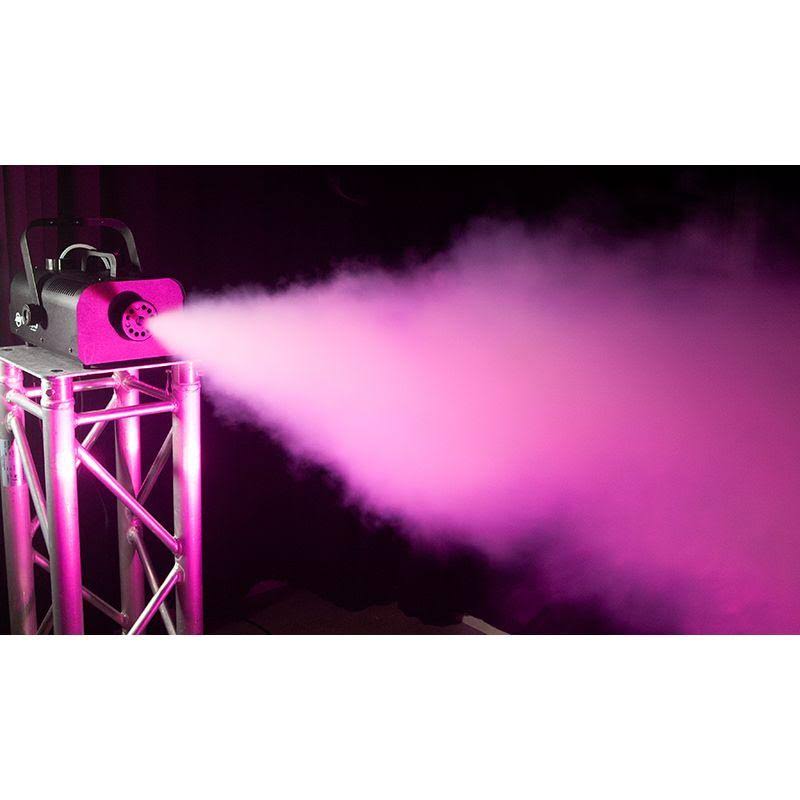 Black 1000 W Mobile Fog Machine with Wireless Remote Control P27637