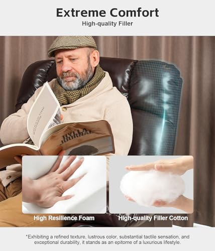 Grey Fabric Power Lift Recliner Chair with Cupholder and USB Ports C906