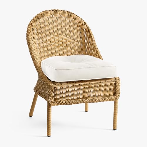 Beige 19x19 Inch Waterproof Tufted Chair Cushion Set of 2 A461