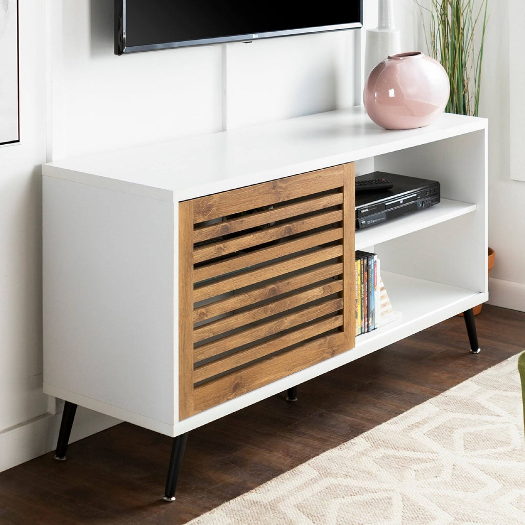 Black Sliding Door TV Console U861772