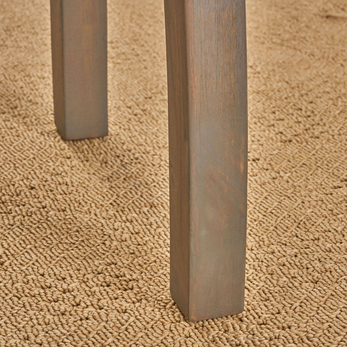 Gray Acacia Wood Accent Table E8116