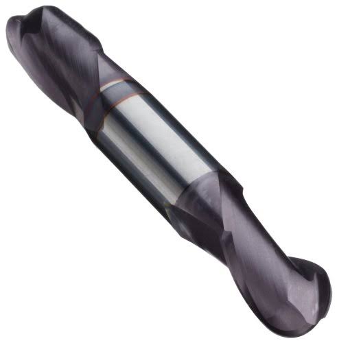 3/8 Diam 2 Flute Solid Carbide Ball End Mill A1704