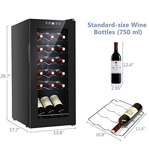 18/28 Bottle Freestanding Compressor Wine Cooler L1303