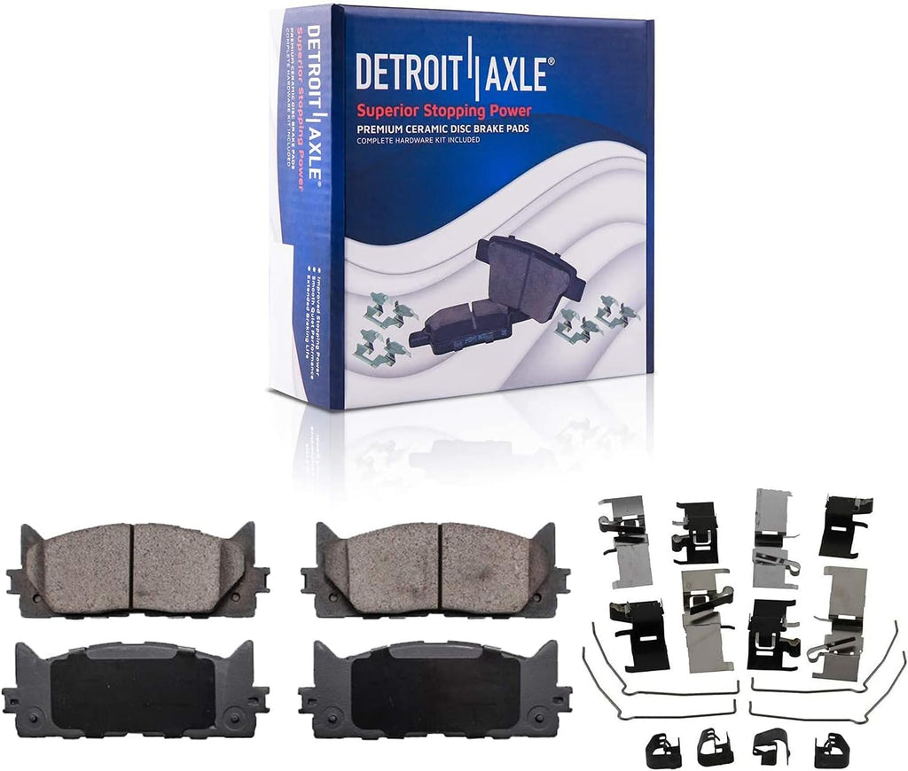 Front & Rear Ceramic Brake Pads 4pc Set X8945