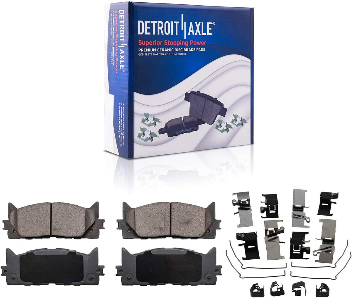 Front & Rear Ceramic Brake Pads 4pc Set X8945
