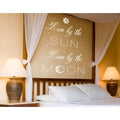 Sun Moon Wall Decal Quotes and Sayings T78044
