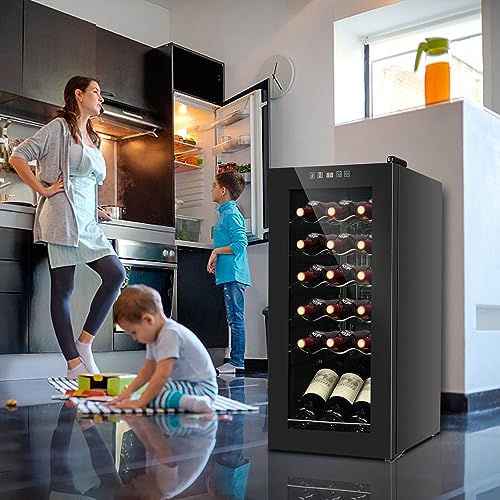18/28 Bottle Freestanding Compressor Wine Cooler L1303