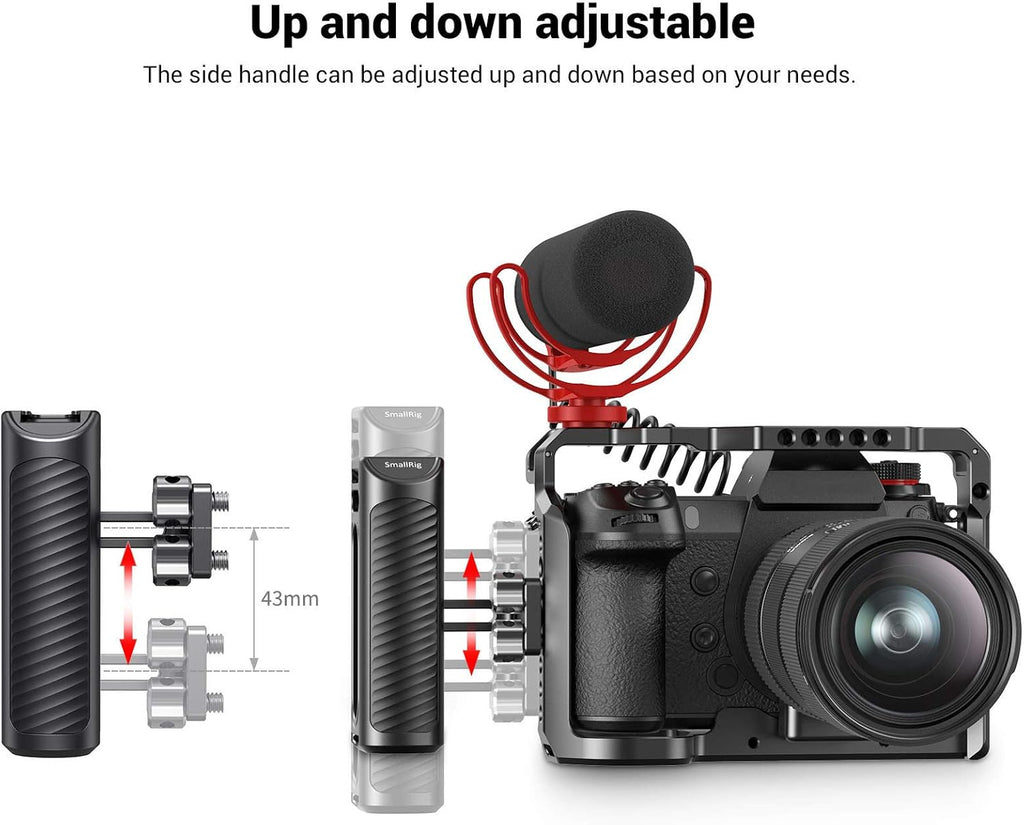 Aluminum NATO Side Handle Grip with Cold Shoe Mount F830